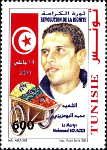 Mohamed Bouazizi stamp I